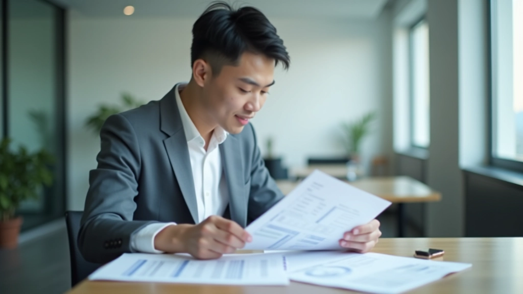 Professional analyzing financial goals and milestone planning documents